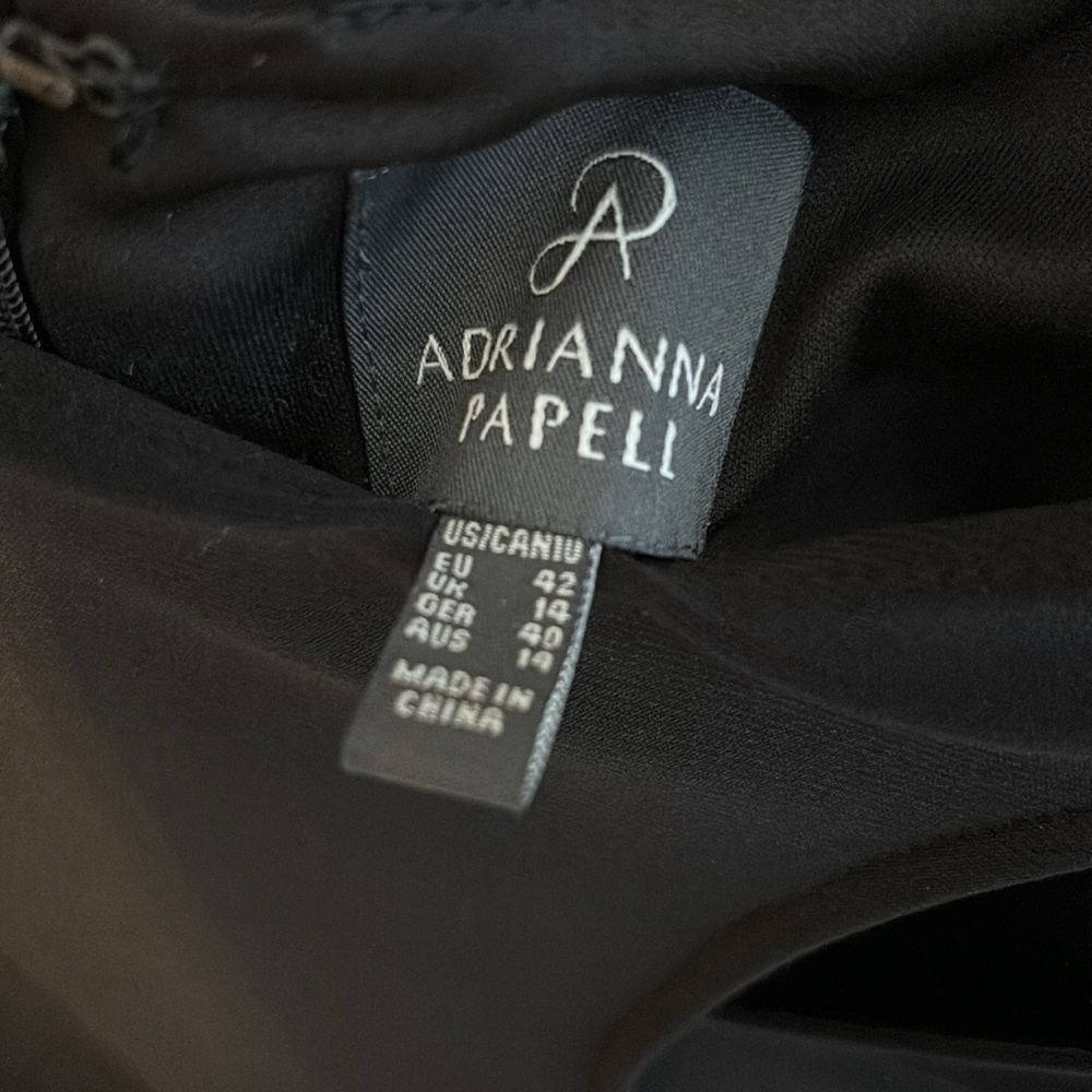 ADRIANNA PAPPELL Black Dress - Picture 7 of 7